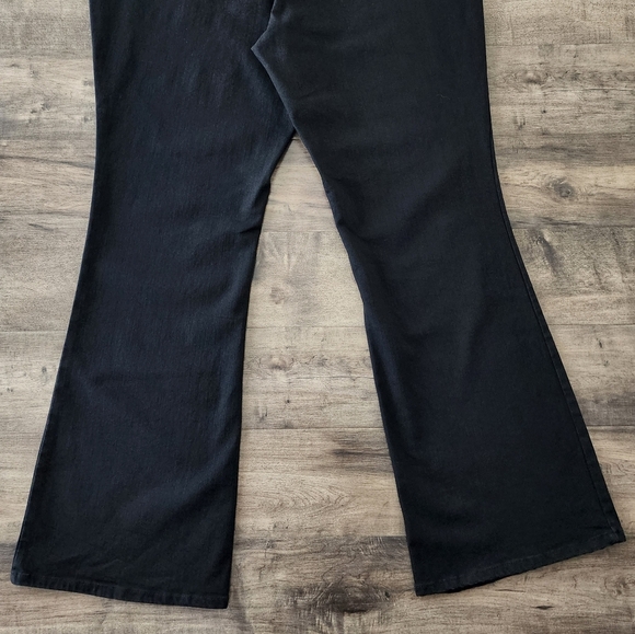 Jessica Simpson Pull On Flare Pant Black Women's Size 18W NEW - Picture 9 of 16